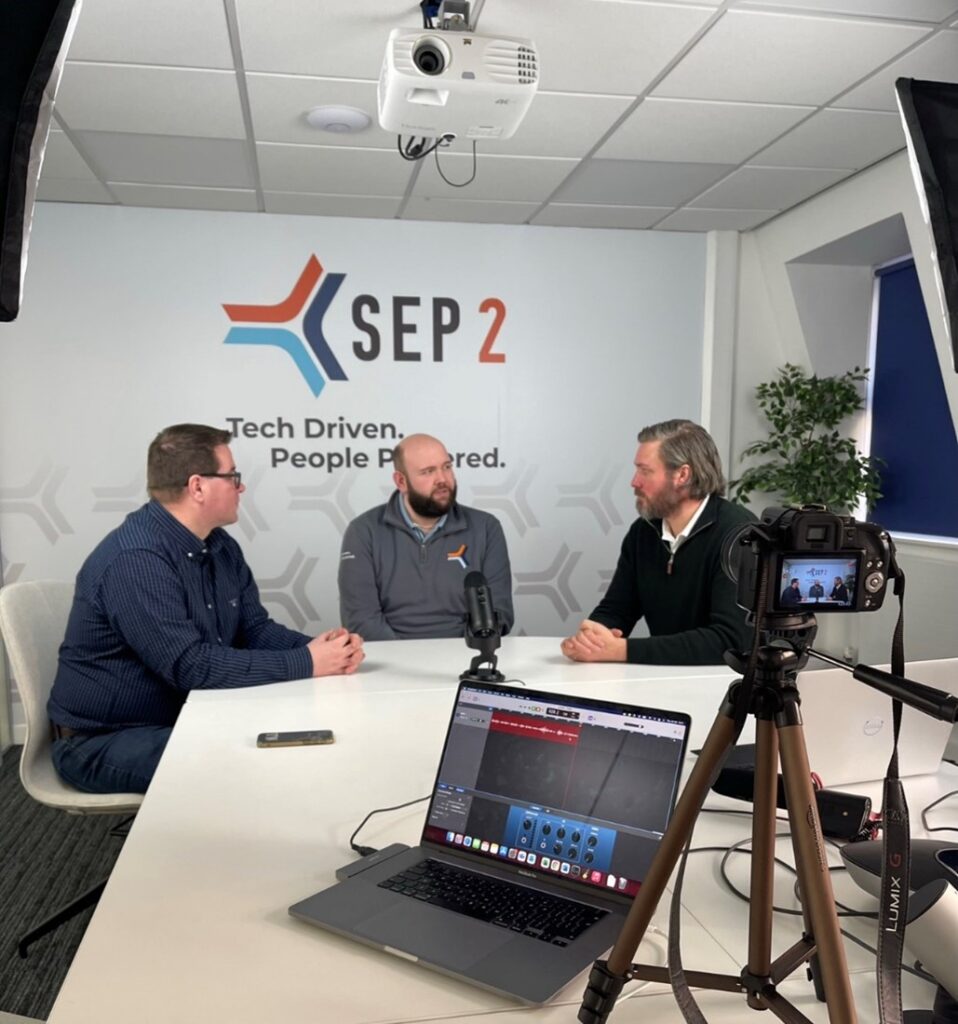 Directors filming an update video
