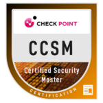 Check Point Certified Security Master Badge