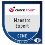 Check Point Certified Maestro Expert Certification Badge