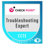 Check Point Troubleshooting Expert Specialist Certification Badge