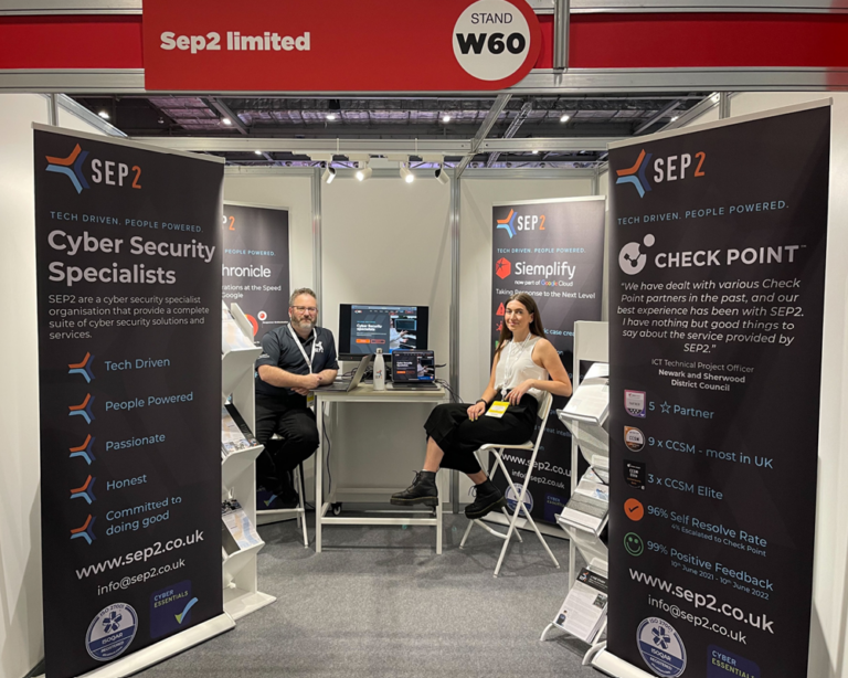 SEP2 Infosec stand 2022