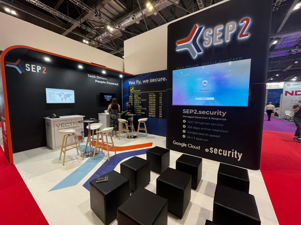 SEP2 stand Infosec 2023