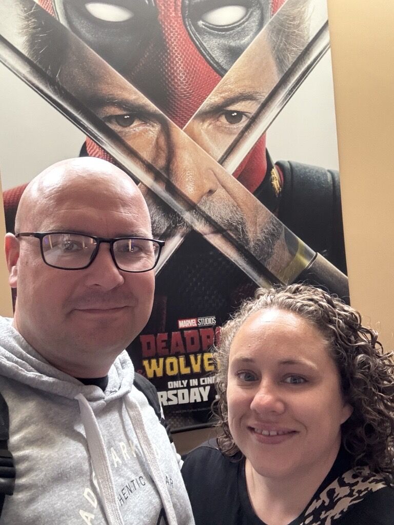Dave Gore: "For my first 4ugust day me and Liz Gore decided to go to the cinema.  What a great gift from from the SEP2 board / SLT."