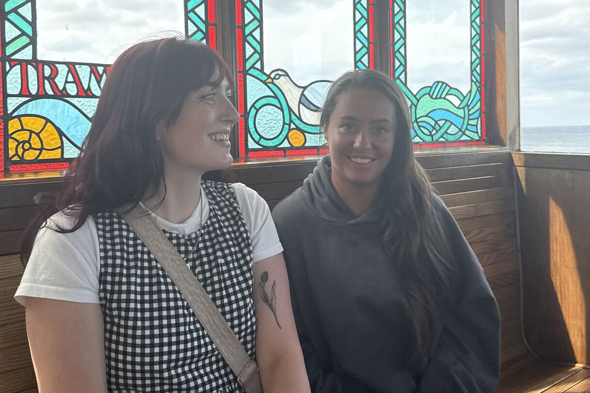 picture of two people smiling